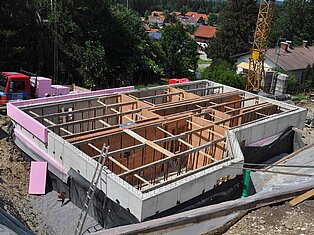 Neubau eines Hauses