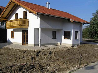 Neubau eines Hauses